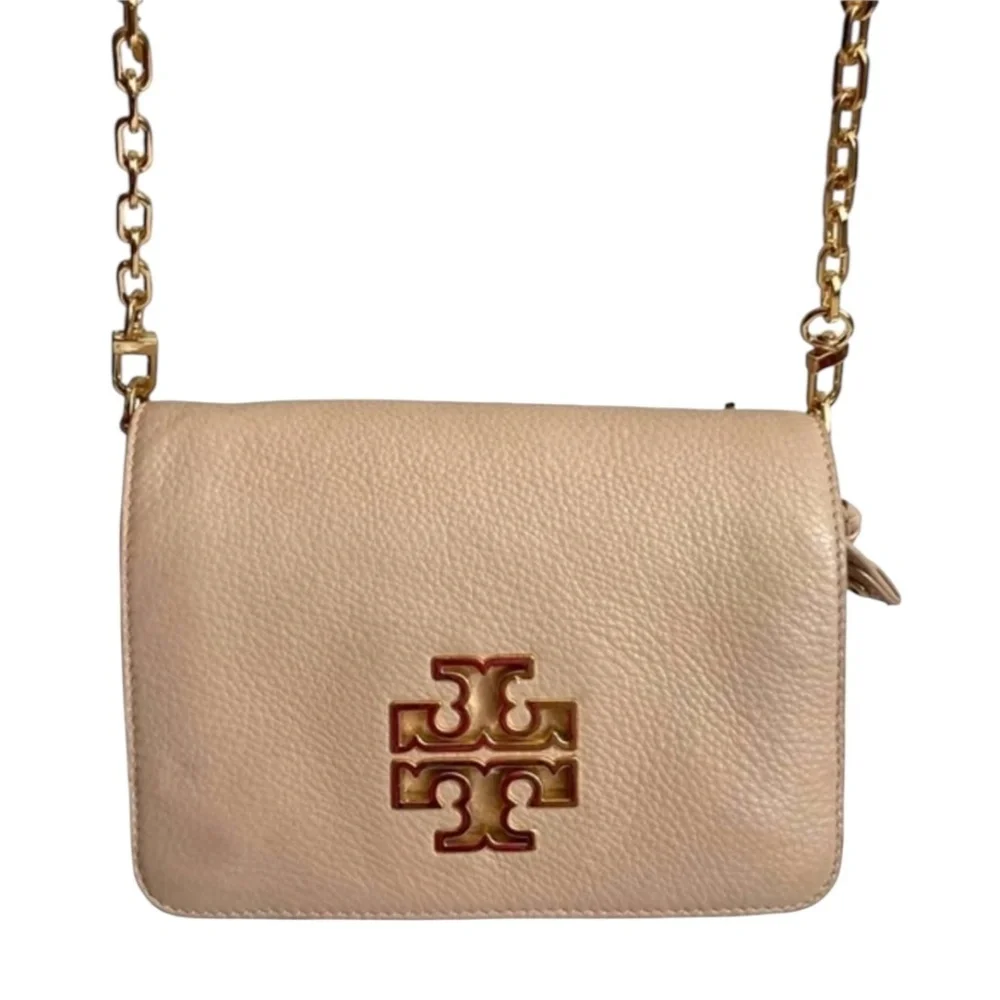 Tory Burch Britton light pink crossbody bag